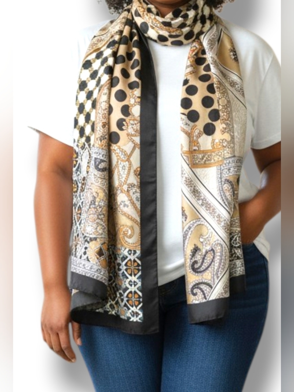 KOLLIE MORE Long Scarf NWT